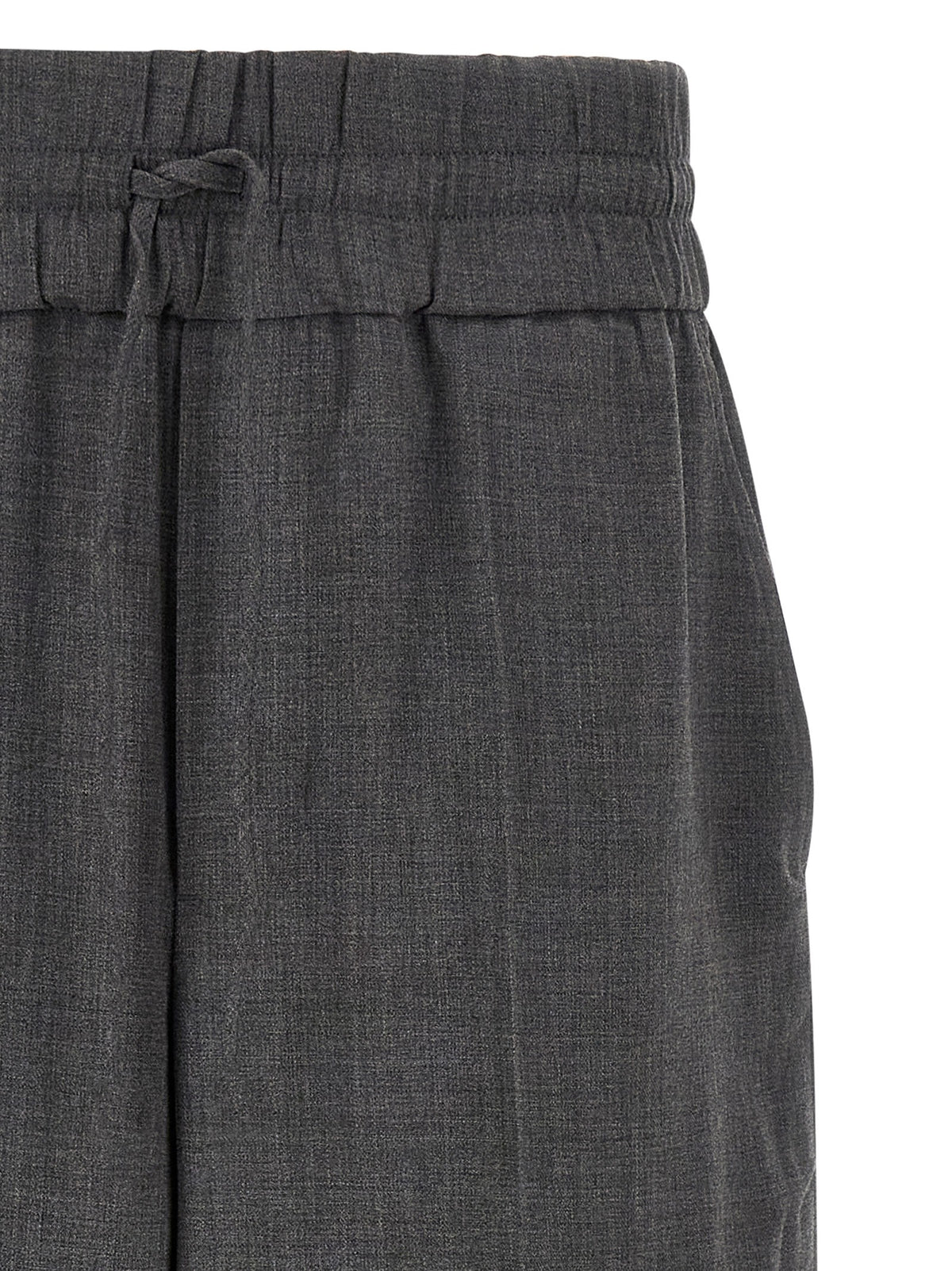 Ami Paris Men's Virgin Wool Trousers Grey, view 3