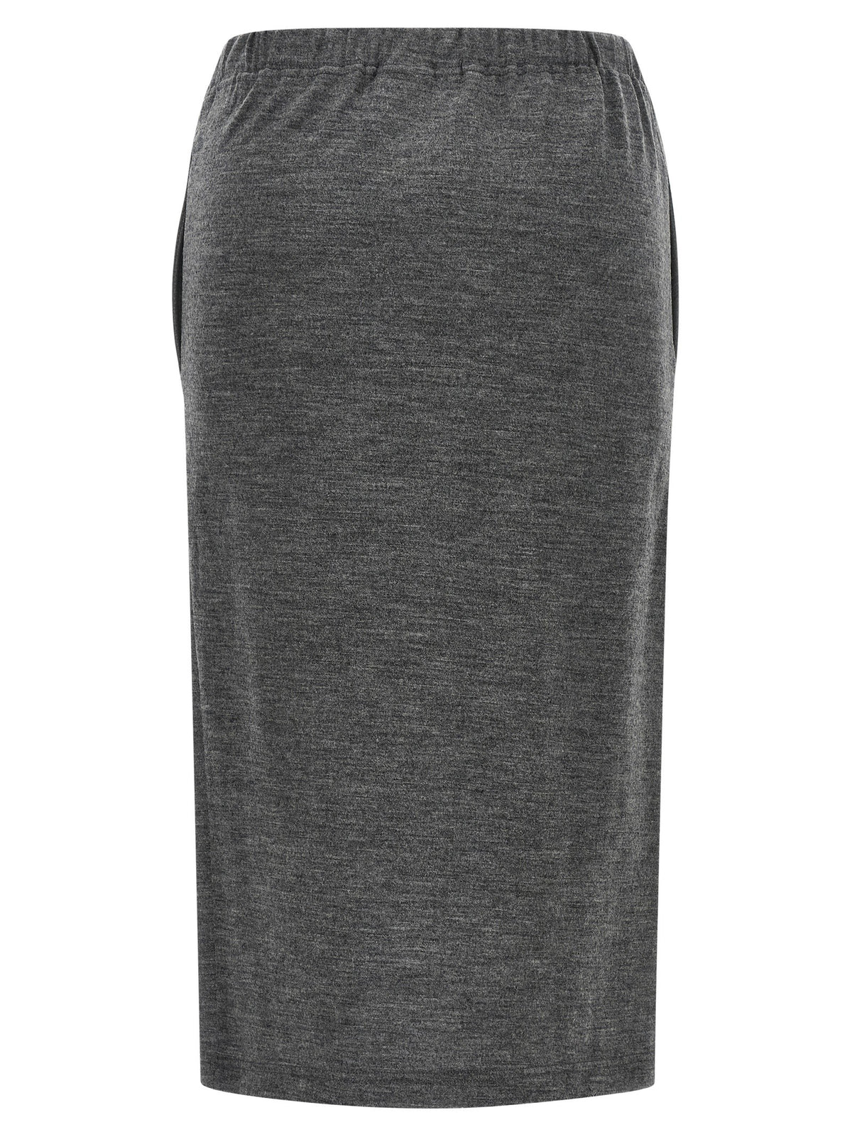 Junya Watanabe Mélange Wool Skirt Grey