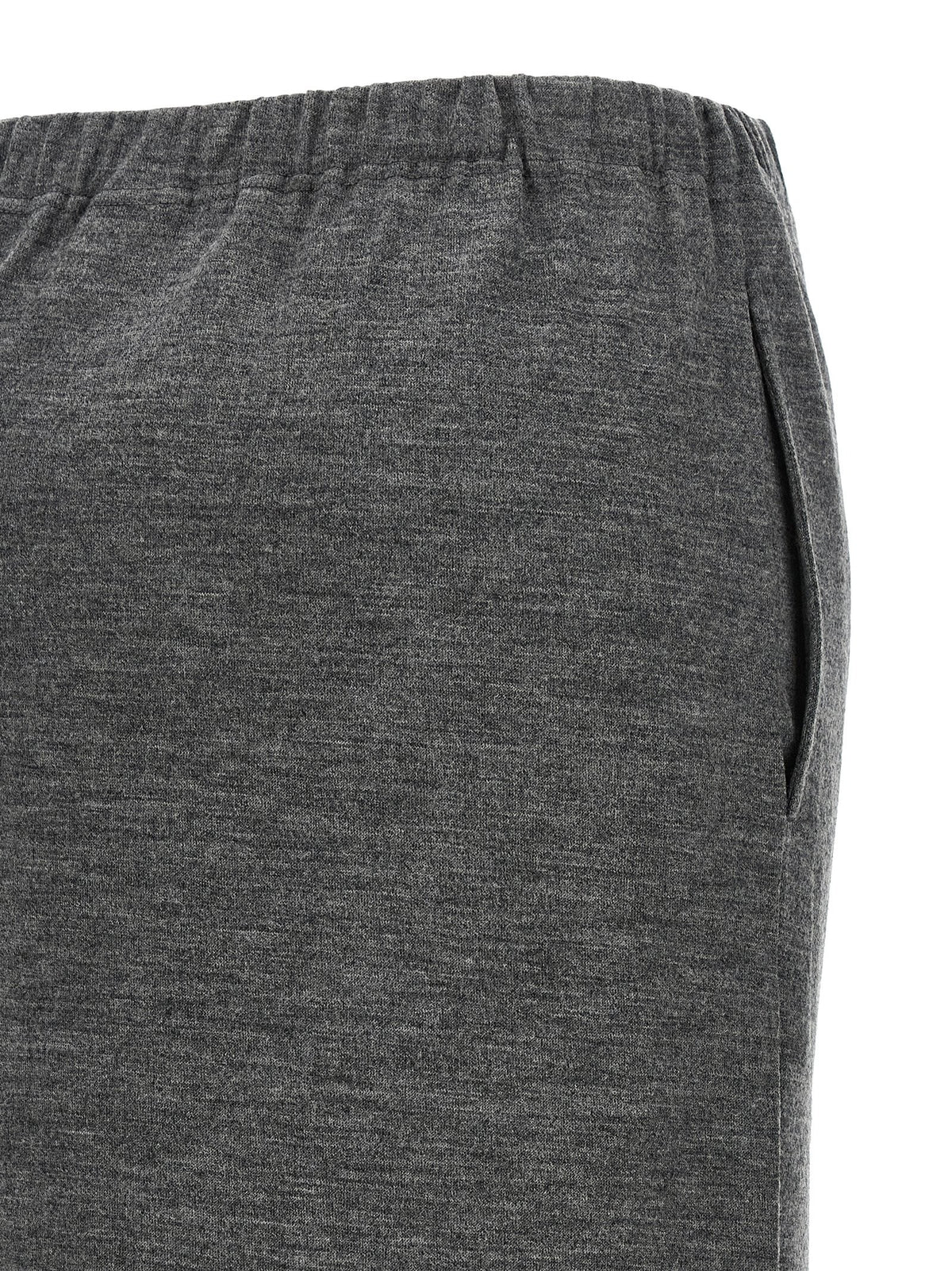 Junya Watanabe Mélange Wool Skirt Grey, view 4