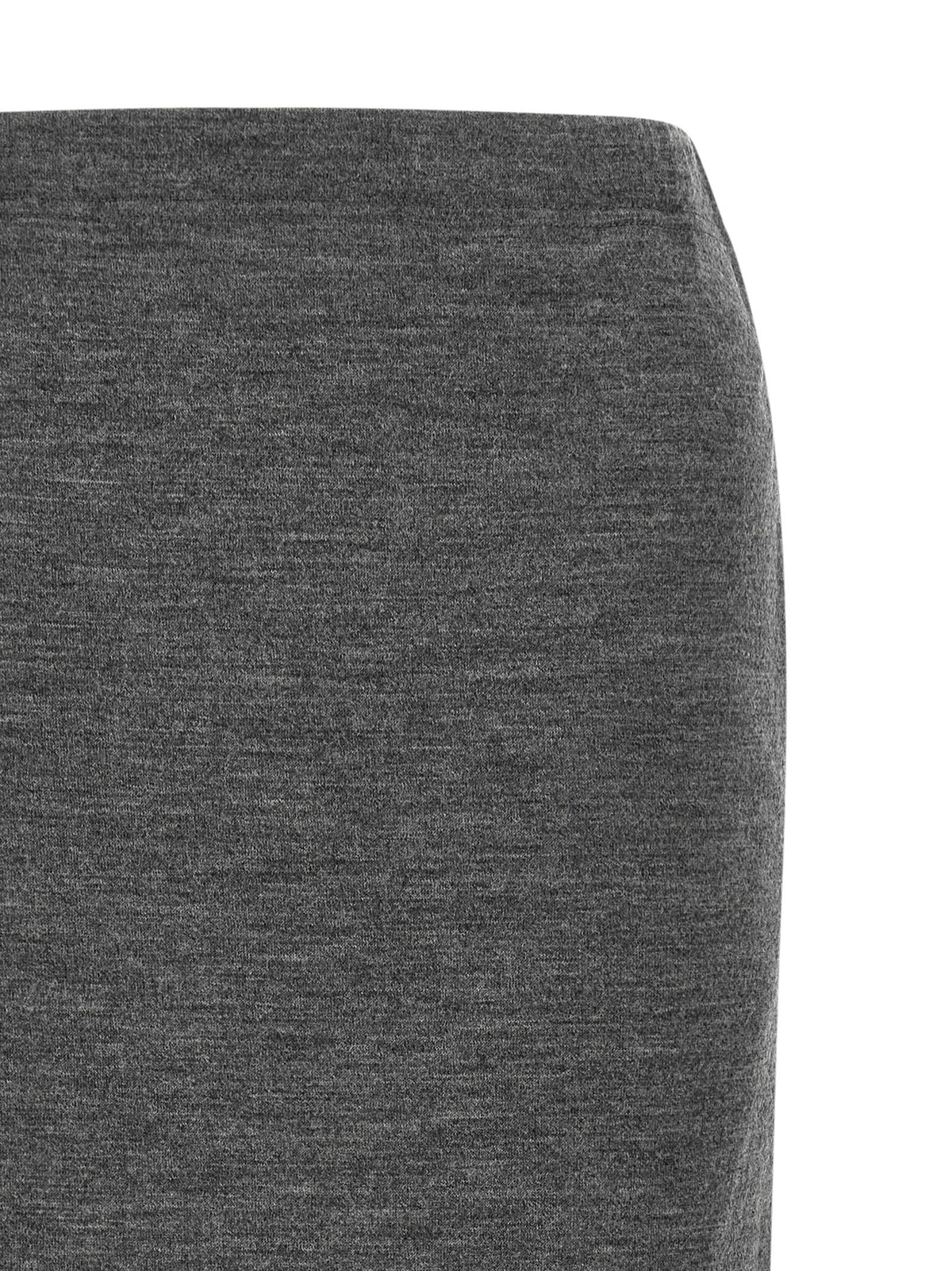 Junya Watanabe Mélange Wool Skirt Grey