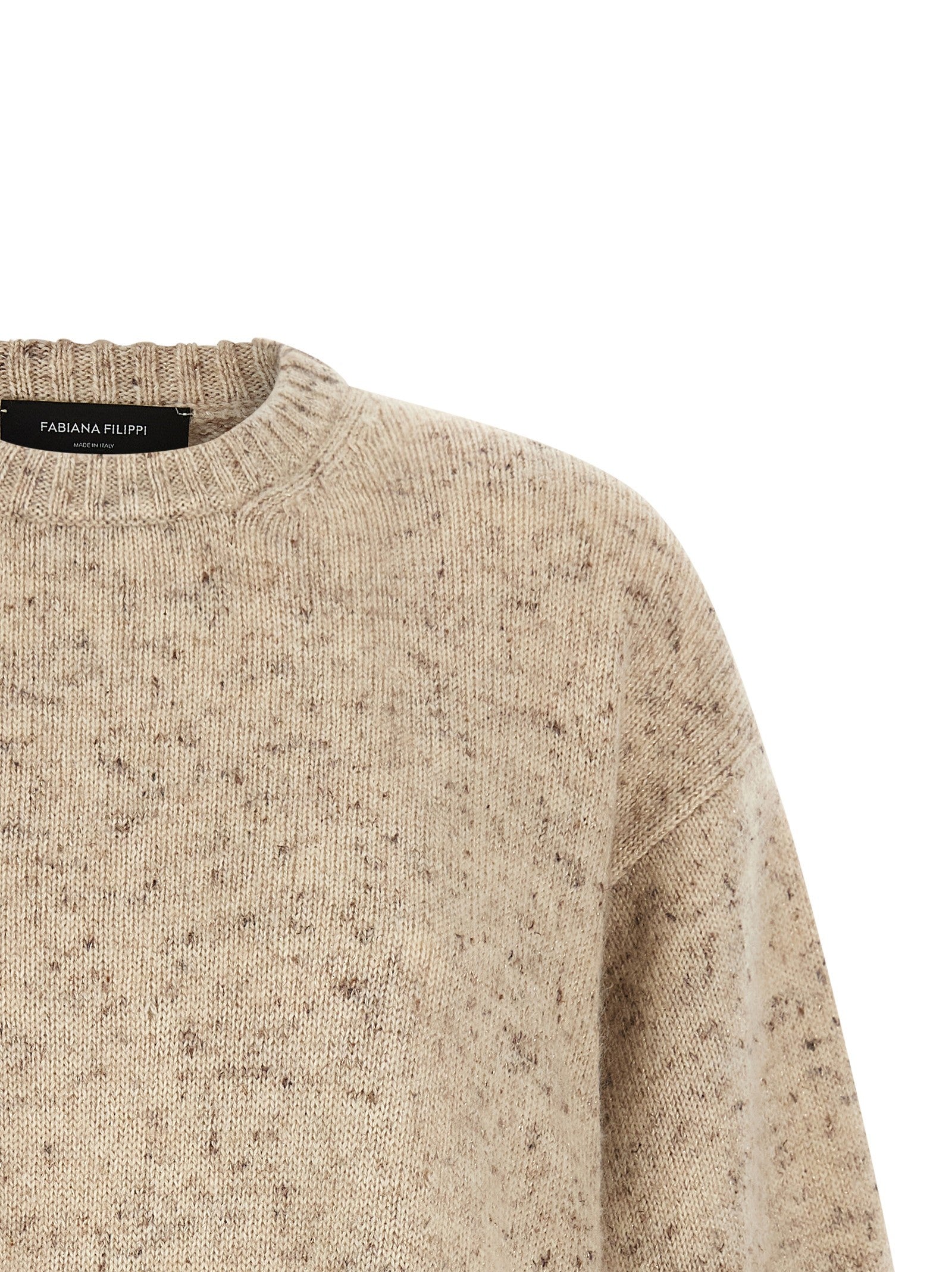 Fabiana Filippi Melange Wool Sweater Blue