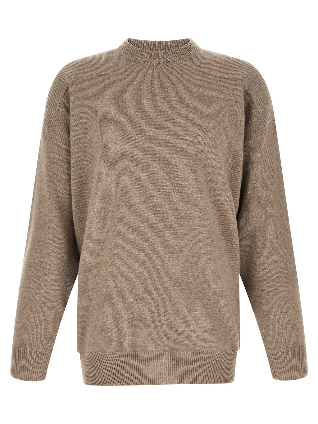 Jil Sander Mélange Wool Sweater Beige