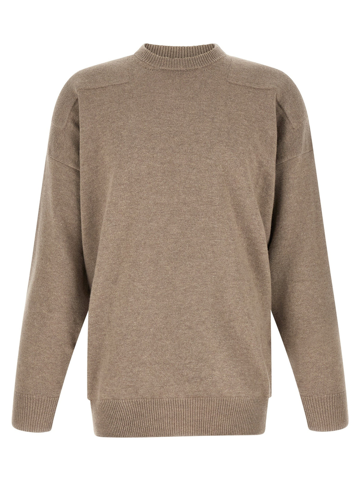 Jil Sander Mélange Wool Sweater Beige