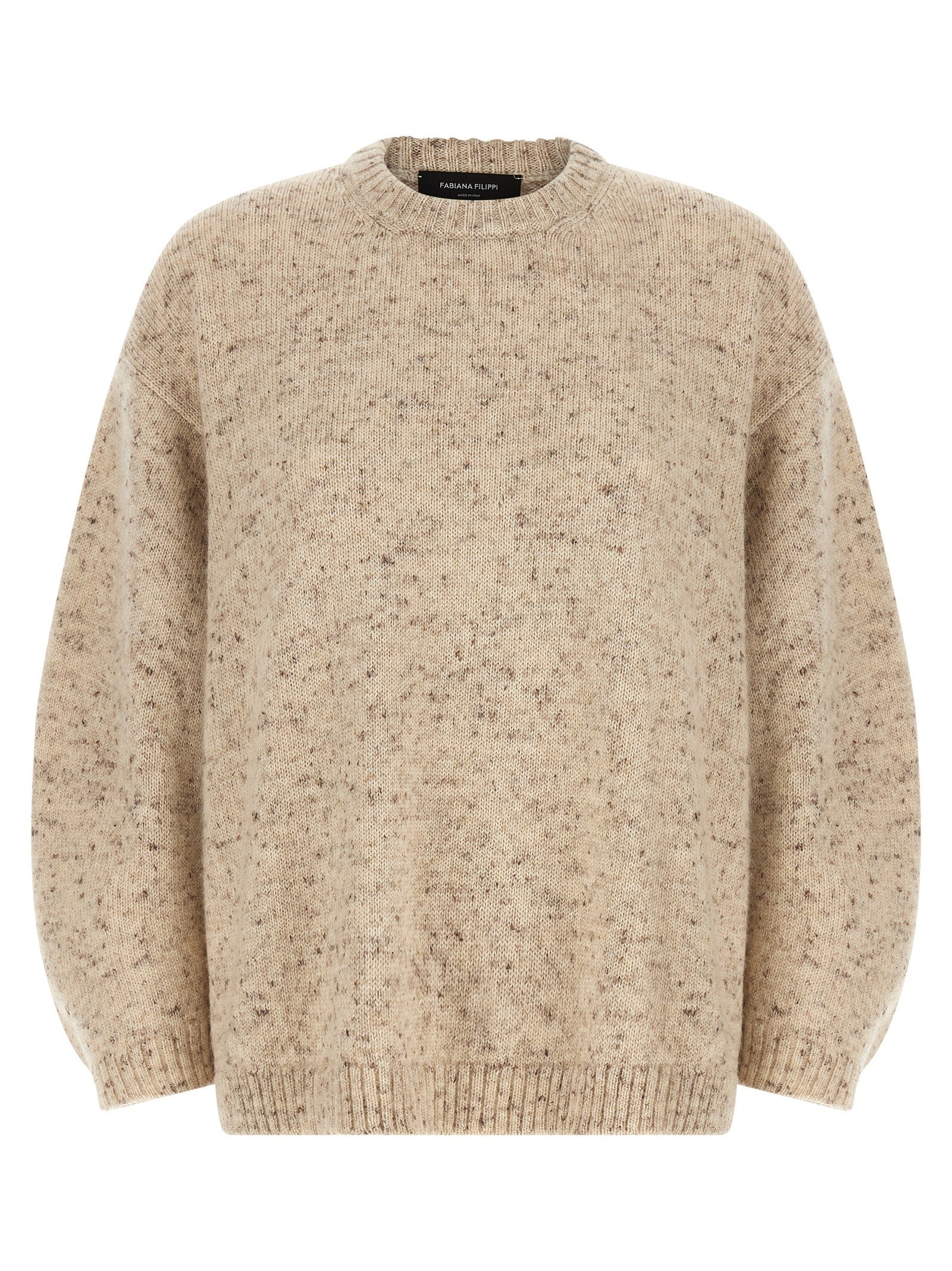 Fabiana Filippi Melange Wool Sweater Blue