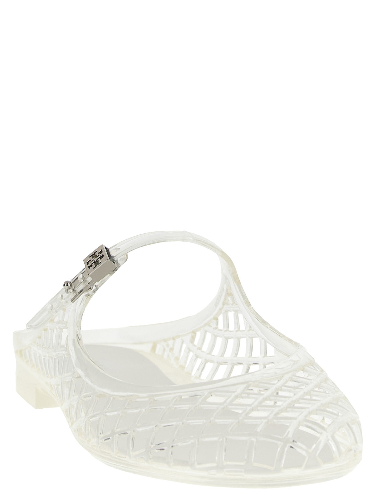 Tory Burch Mello Mary Jane Jelly Sabots White