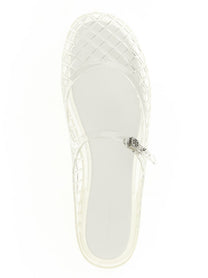 Tory Burch Mello Mary Jane Jelly Sabots White