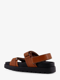 Tory Burch Women's Mellow Low Leather Sandals Beige