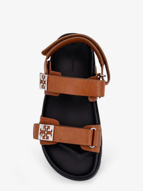 Tory Burch Women's Mellow Low Leather Sandals Beige