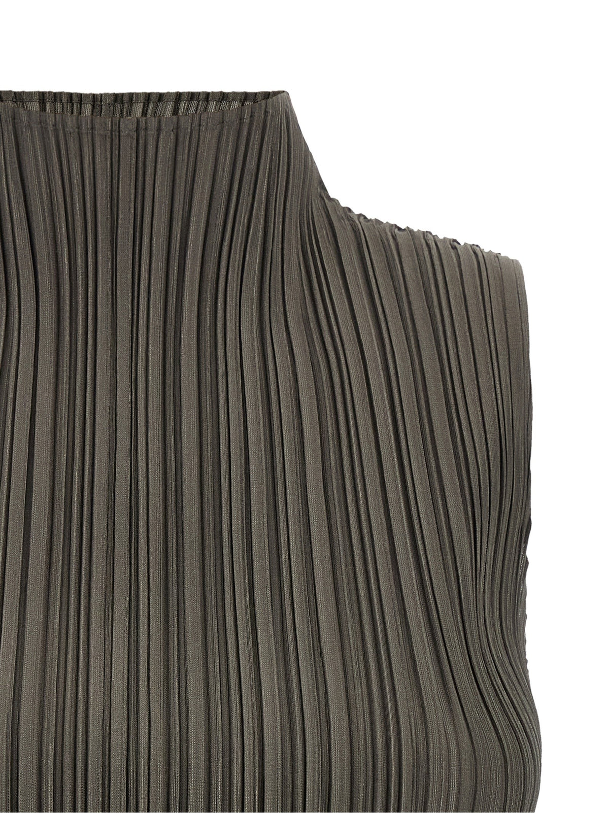Pleats Please Issey Miyake Mellow Pleats Blouse Green