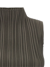 Pleats Please Issey Miyake Mellow Pleats Blouse Green