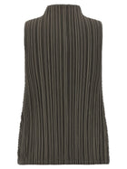 Pleats Please Issey Miyake Mellow Pleats Blouse Green