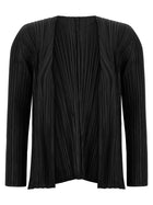 Pleats Please Issey Miyake Mellow Pleats Cardigan Black