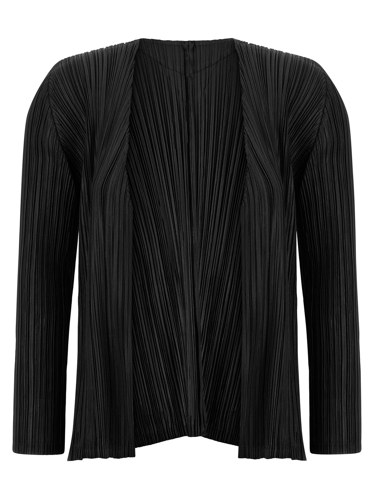 Pleats Please Issey Miyake Mellow Pleats Cardigan Black
