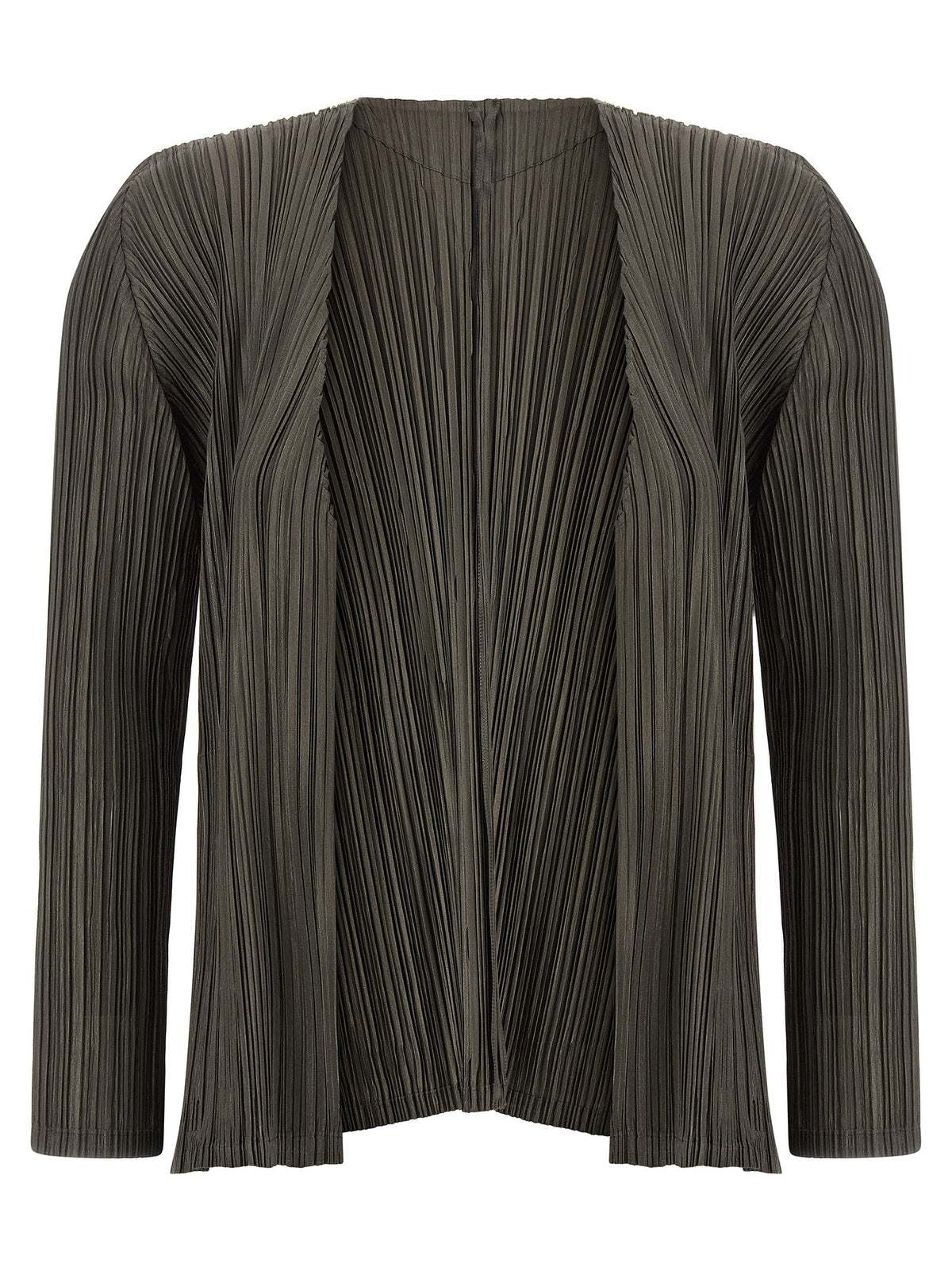 Pleats Please Issey Miyake Mellow Pleats Cardigan Green