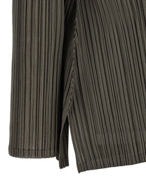 Pleats Please Issey Miyake Mellow Pleats Cardigan Green