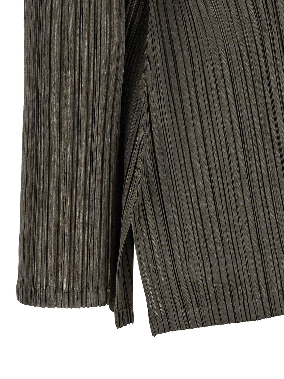 Pleats Please Issey Miyake Mellow Pleats Cardigan Green