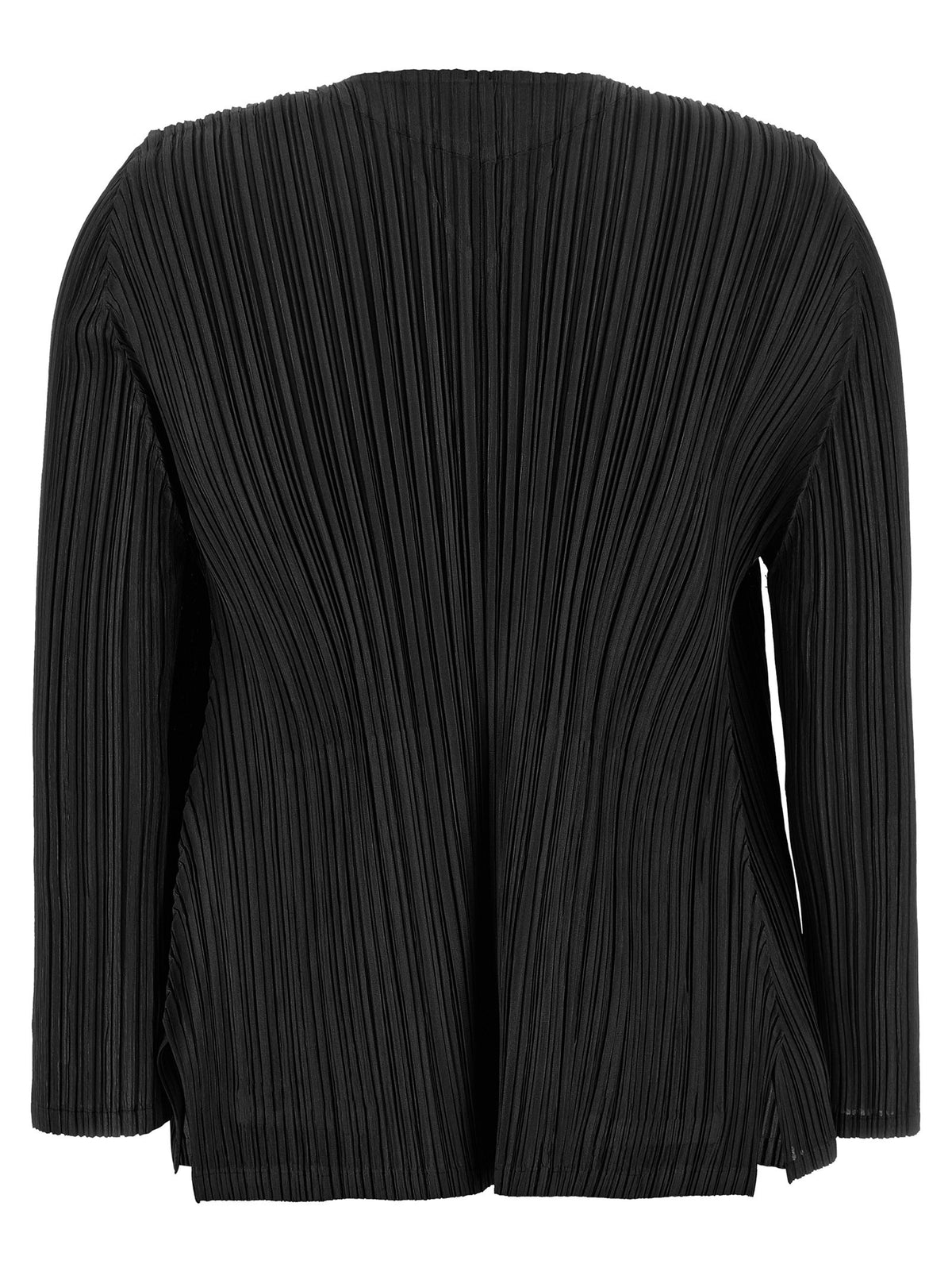 Pleats Please Issey Miyake Mellow Pleats Cardigan Black