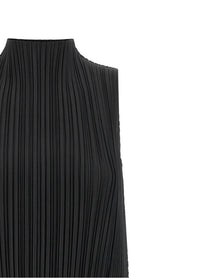 Pleats Please Issey Miyake Mellow Pleats Dress Black