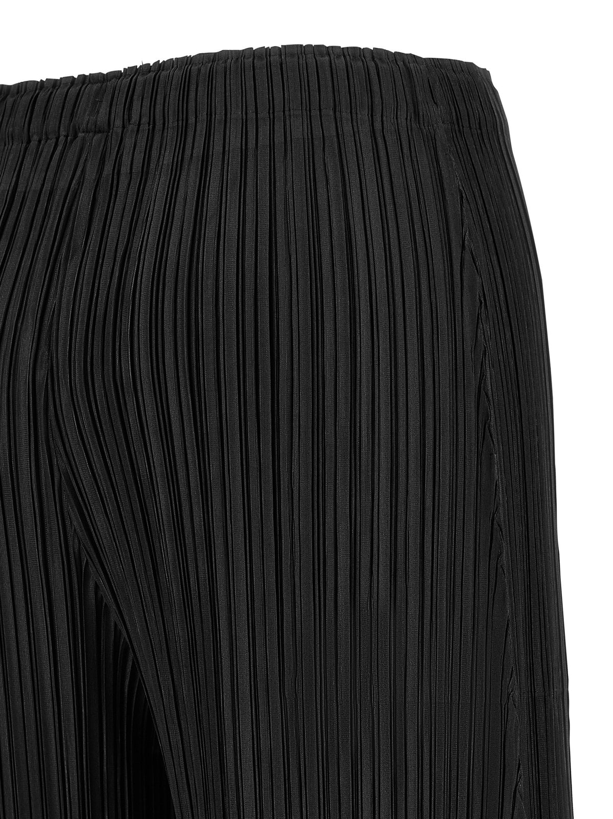 Pleats Please Issey Miyake Mellow Pleats Pants Black