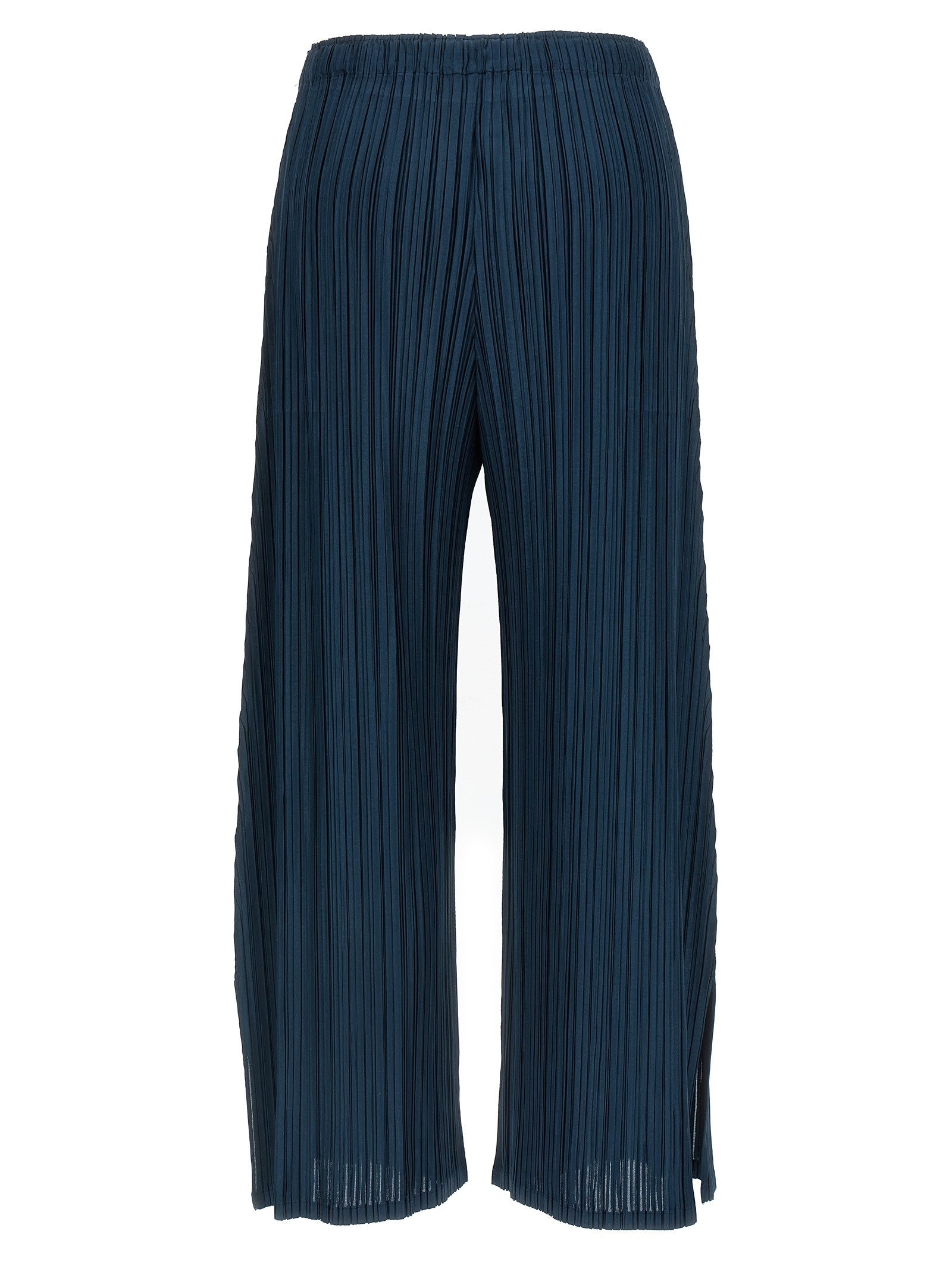 Pleats Please Issey Miyake Mellow Pleats Pants Blue