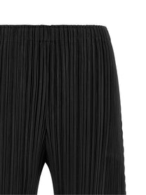 Pleats Please Issey Miyake Mellow Pleats Pants Black