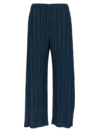 Pleats Please Issey Miyake Mellow Pleats Pants Blue