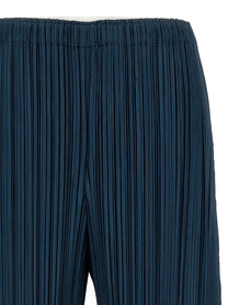 Pleats Please Issey Miyake Mellow Pleats Pants Blue