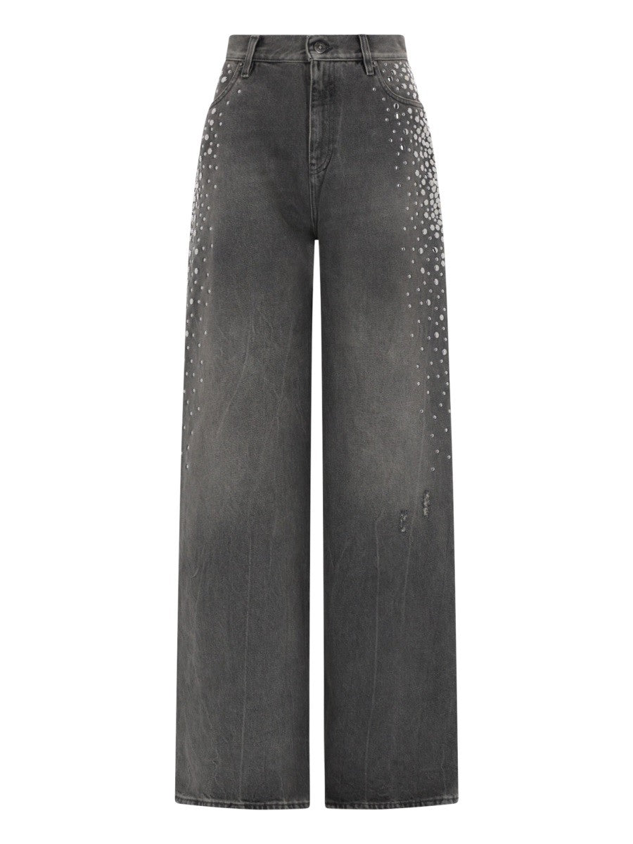 Golden Goose Women's Melody Boyfriend Jeans Grey