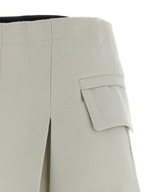 Sacai Melton Skort Grey
