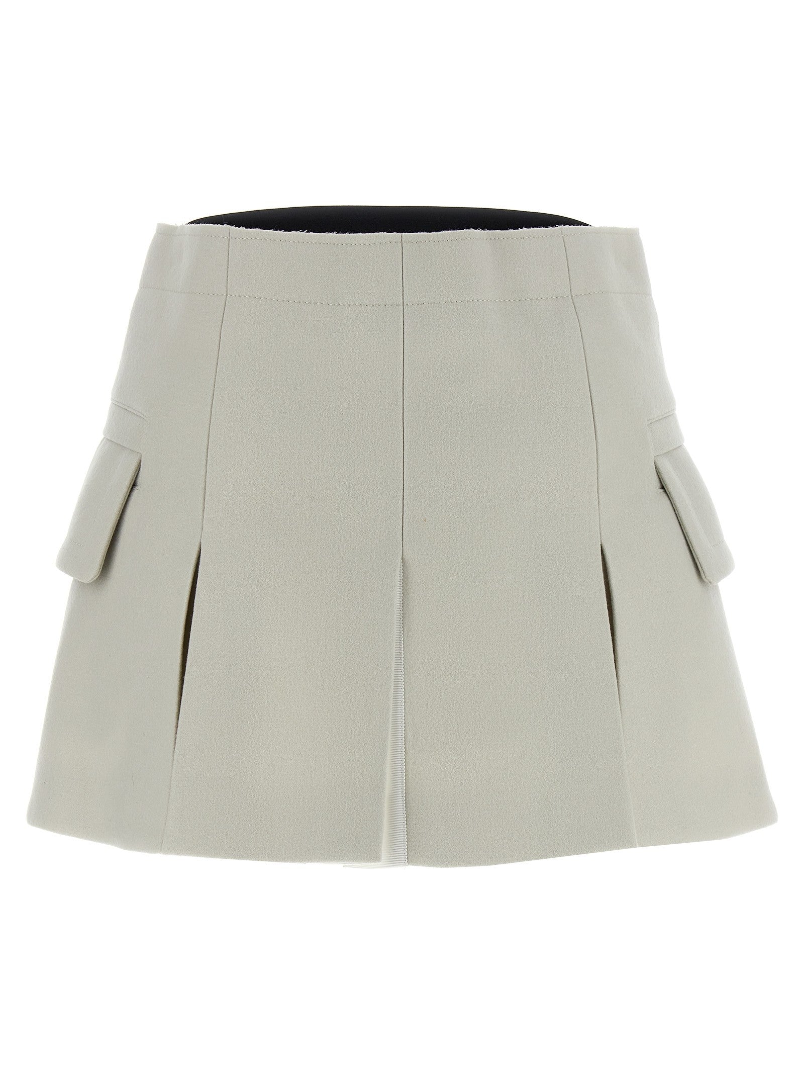Sacai Melton Skort Grey