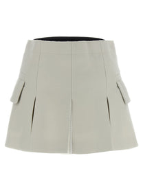 Sacai Melton Skort Grey