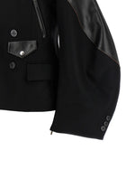 Sacai Melton Wool Jacket Black, view 5