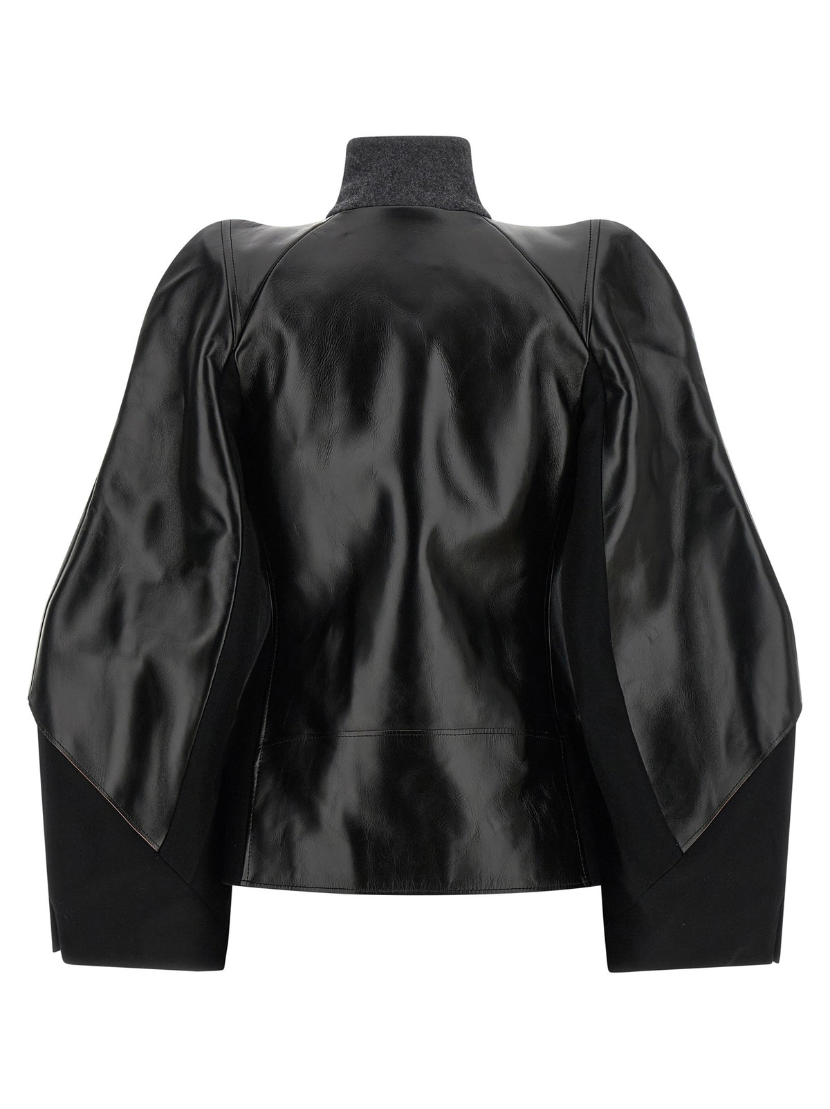 Sacai Melton Wool Jacket Black, view 3