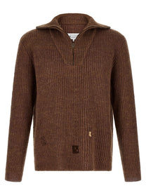 Maison Margiela Mending Sweater Brown