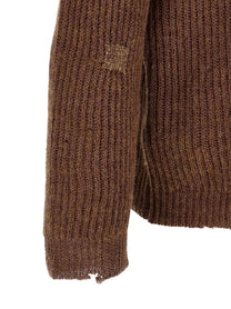 Maison Margiela Mending Sweater Brown