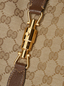 Gucci Women's Mercato GG Fabric Shoulder Bag Brown