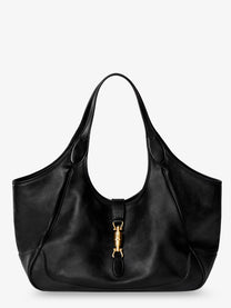 Gucci Women's Mercato Leather Shoulder Bag Black