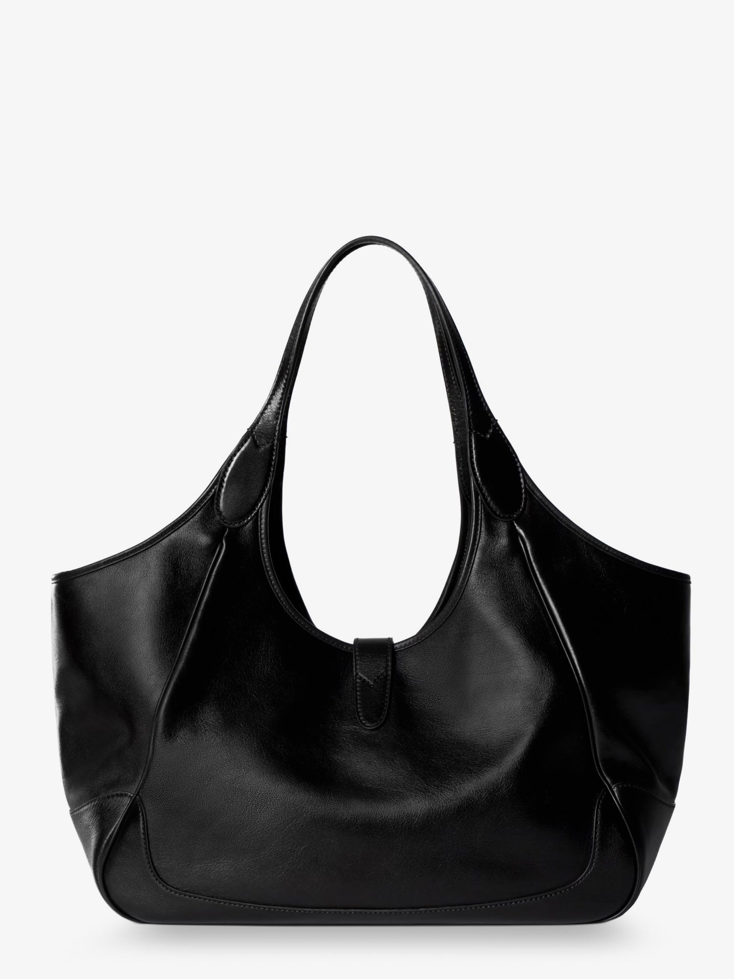 Gucci Women's Mercato Leather Shoulder Bag Black