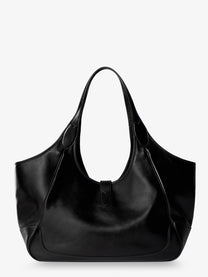 Gucci Women's Mercato Leather Shoulder Bag Black
