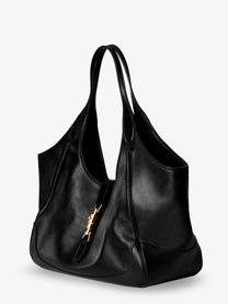 Gucci Women's Mercato Leather Shoulder Bag Black