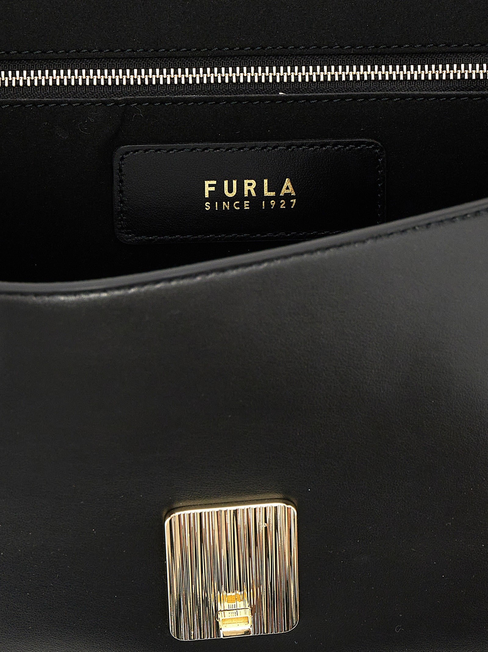 Furla Meridiana Shoulder Bag Black