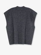 Alysi Women's Merino Wool and Cashmere Blend Sweater Grey, view 2