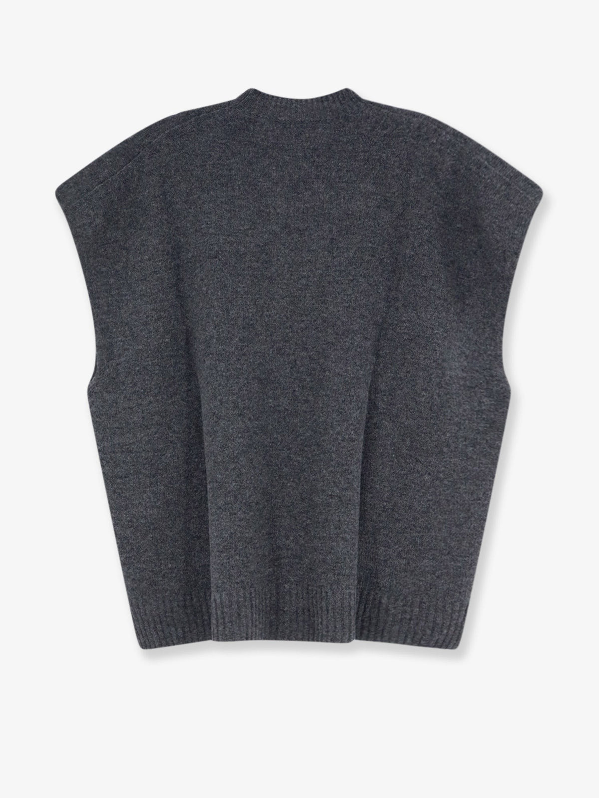 Alysi Women's Merino Wool and Cashmere Blend Sweater Grey, view 2