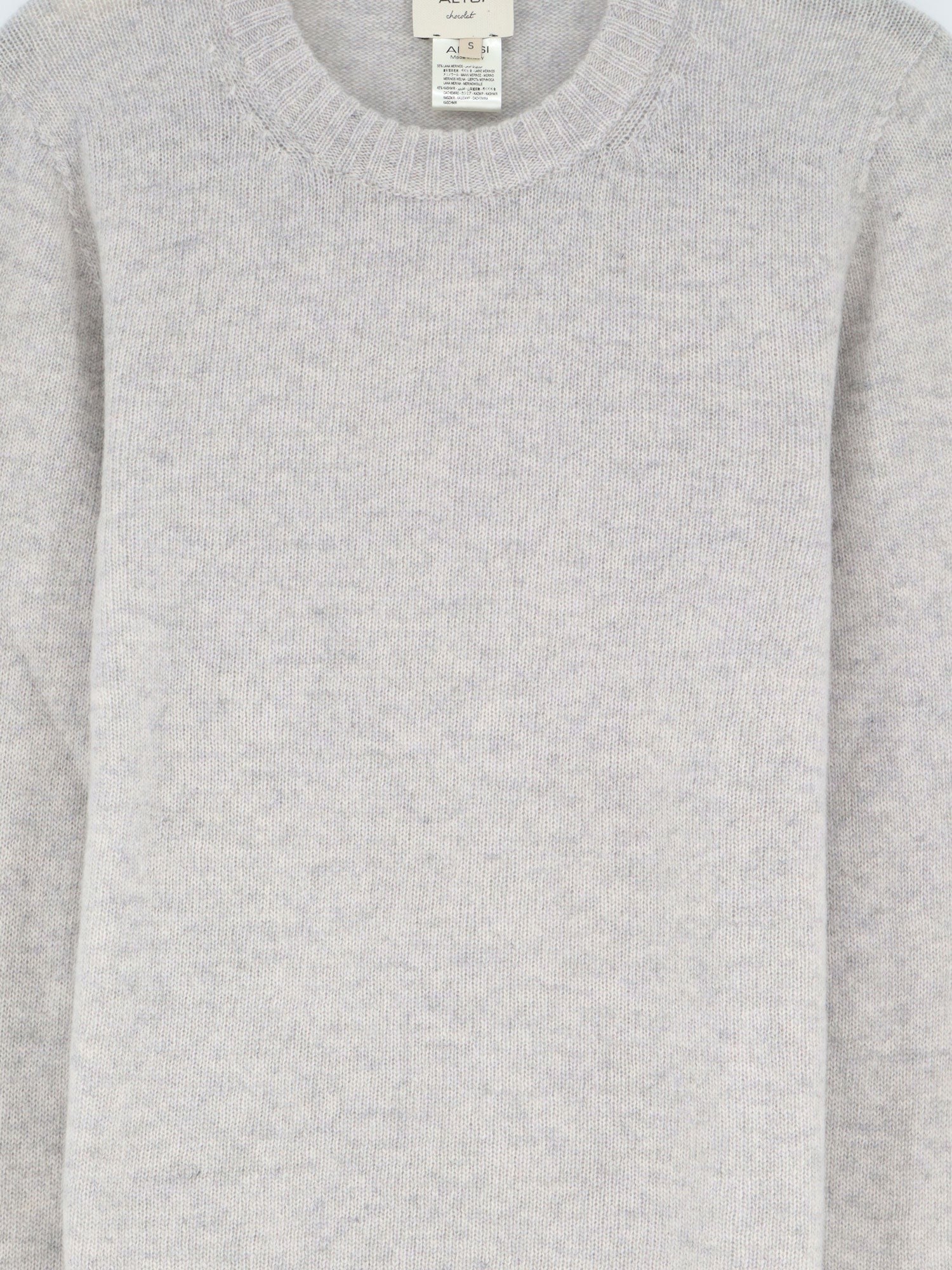Alysi Women's Merino Wool and Cashmere Blend Sweater Perla