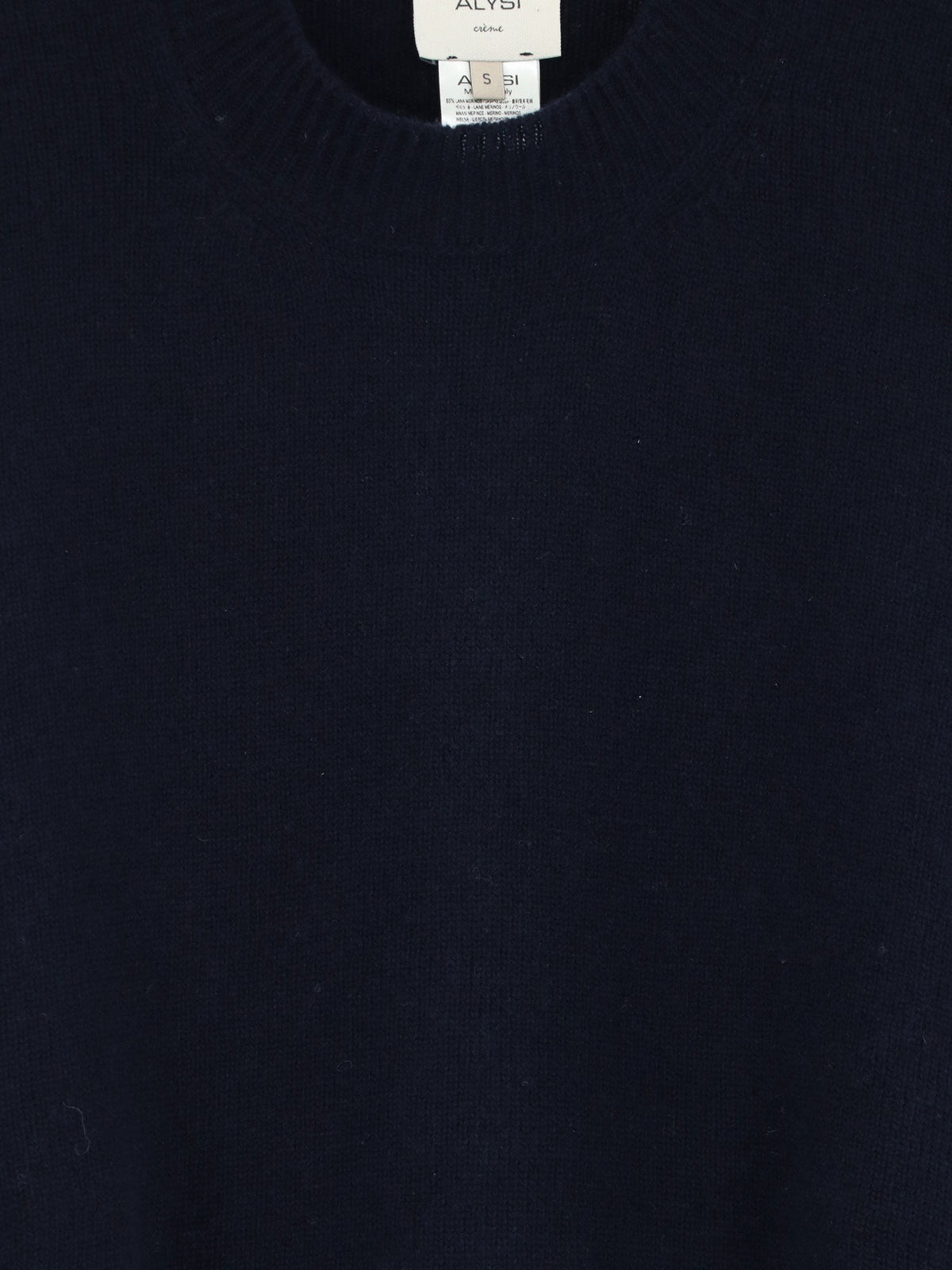 Alysi Women's Merino Wool and Cashmere Blend Sweater NOTTE