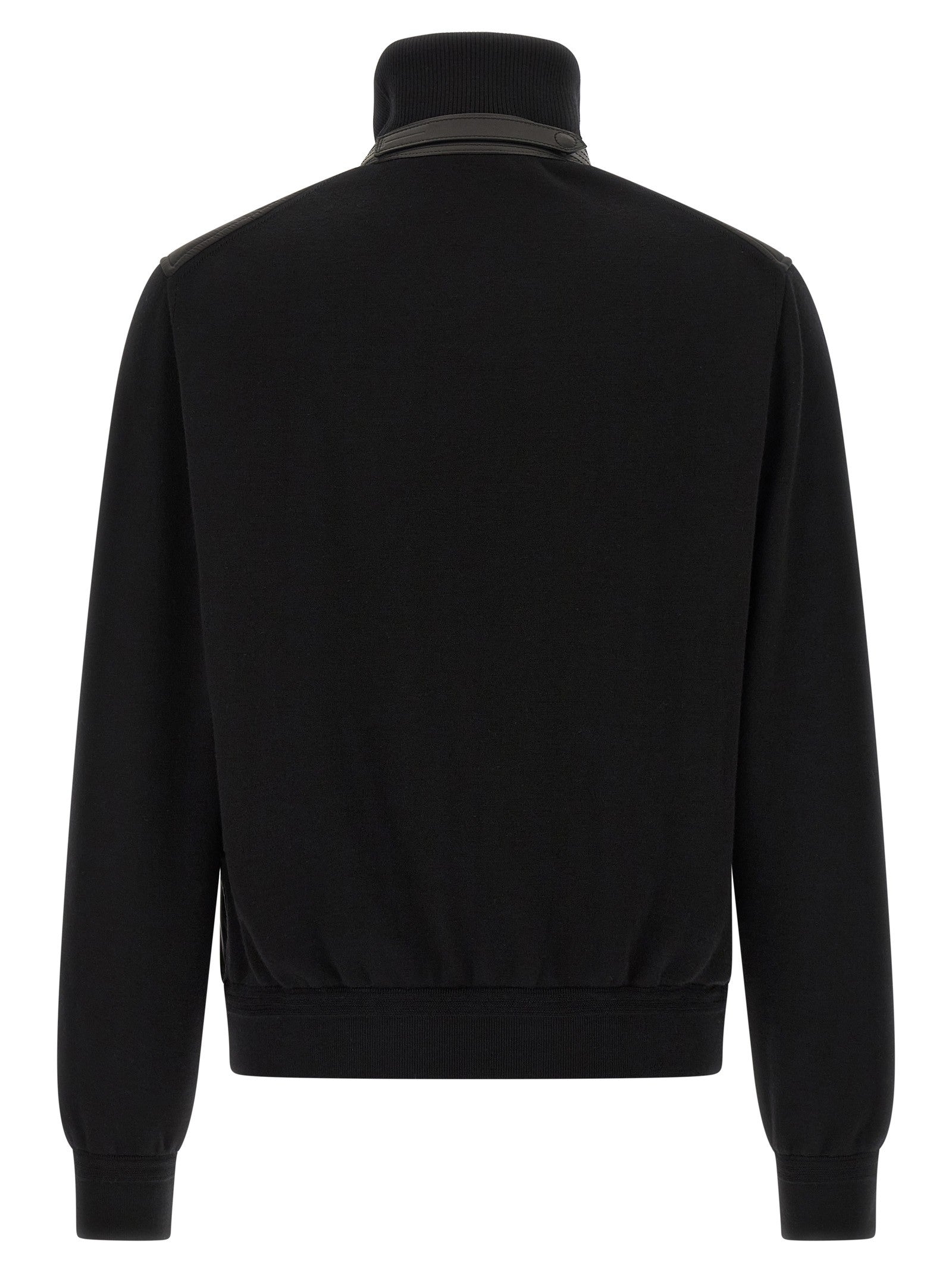 Tom Ford Merino Wool Bomber Jacket Black