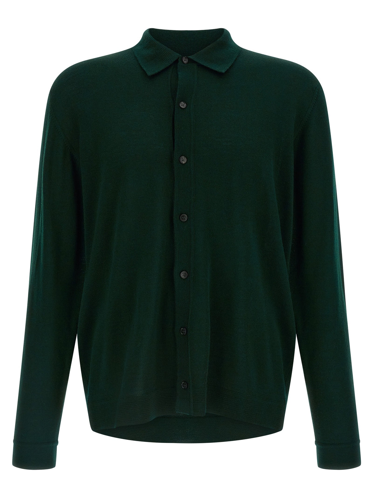 Roberto Collina Merino Wool Cardigan Green