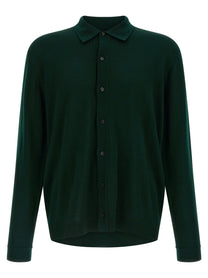 Roberto Collina Merino Wool Cardigan Green