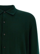 Roberto Collina Merino Wool Cardigan Green, view 3