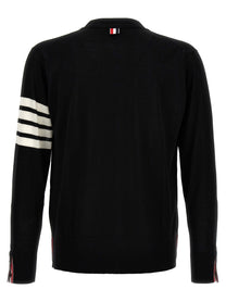 Thom Browne Merino Wool Cardigan Black